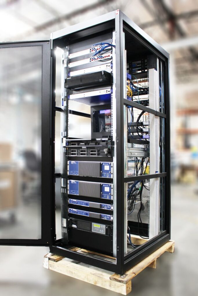 Custom control panel and server rack